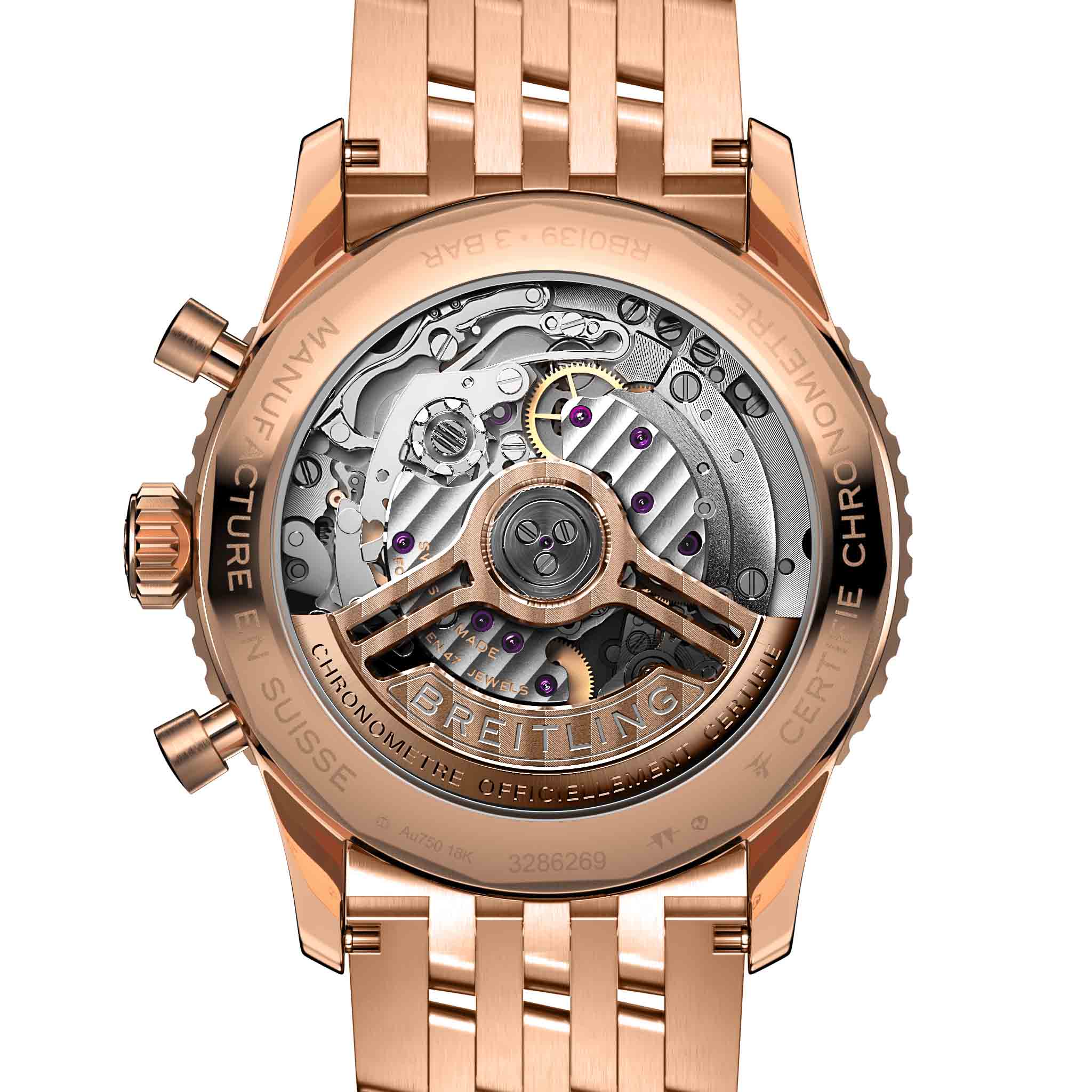 Breitling Breitling Navitimer B01 Chronograph 41 RB0139211G1R1 , наручные мужские часы фото под углом