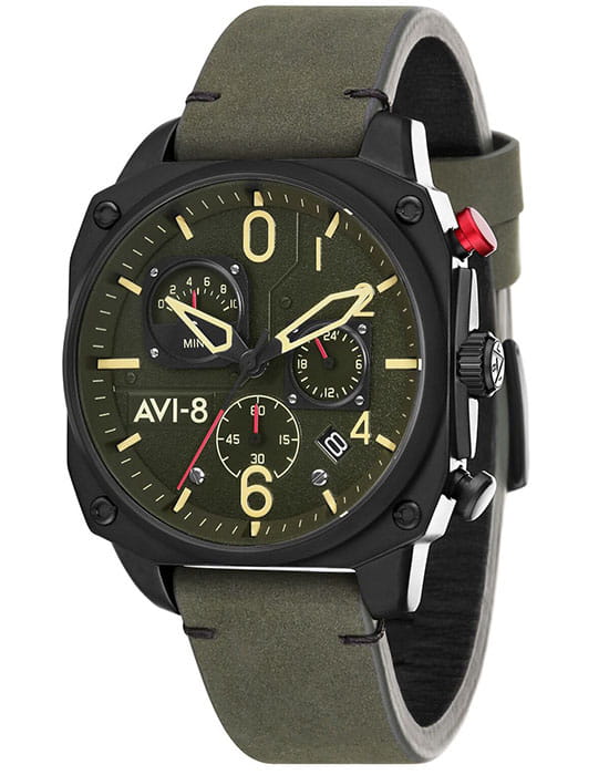 AVI-8 AV-4052-08 , наручные мужские часы фото под углом
