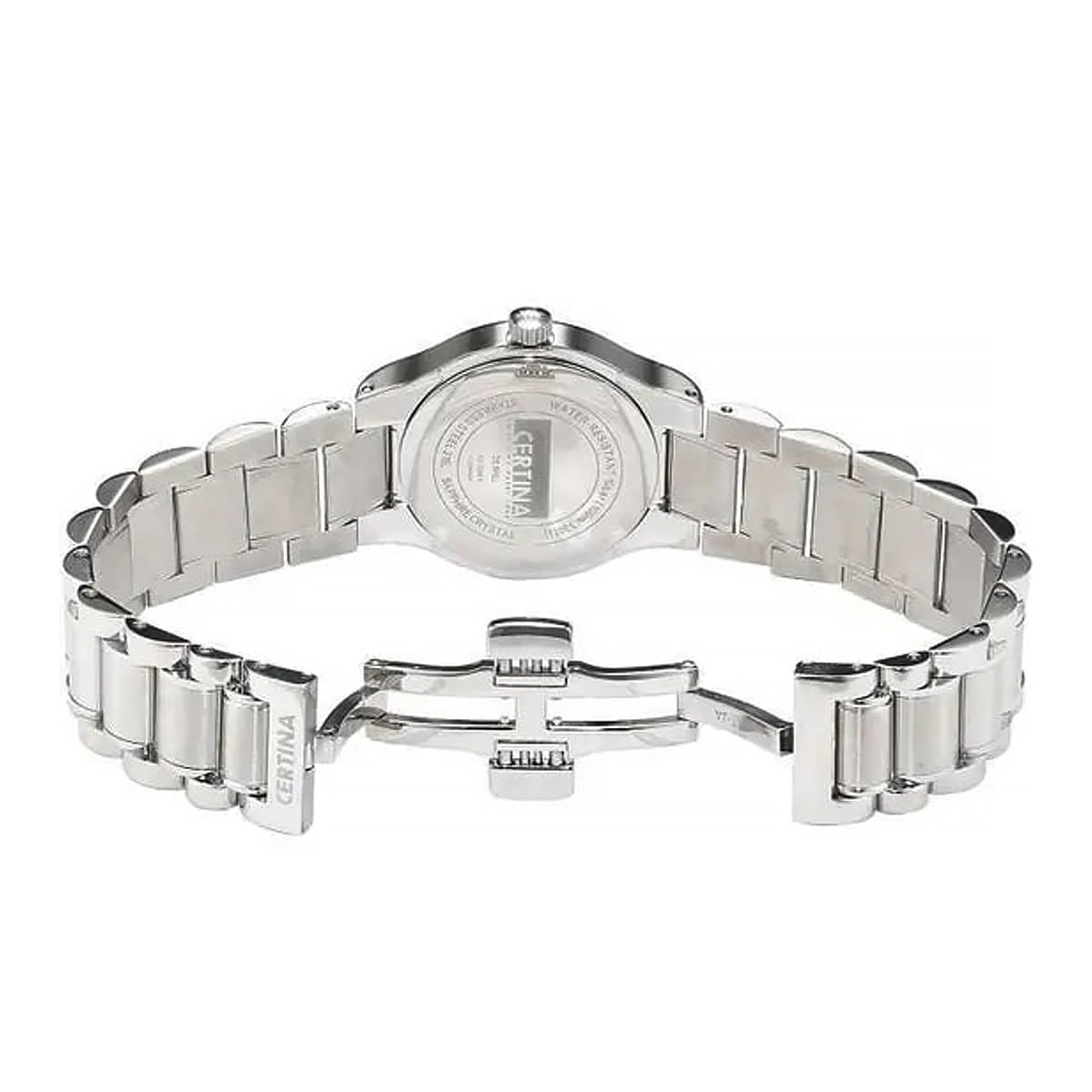 Certina Certina Lady Round C012.209.61.117.00, ds podium швейцария женские часы на браслете нержавеющая сталь боковой вид