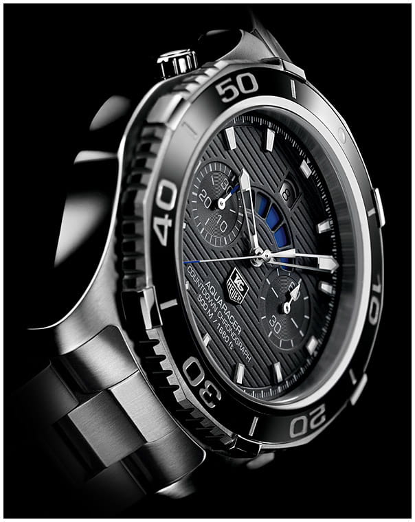 TAG Heuer TAG Heuer Aquaracer CAK211A.BA0833 мужские часы черный циферблат на запястье