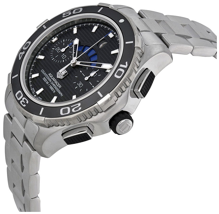 TAG Heuer TAG Heuer Aquaracer CAK211A.BA0833 , наручные мужские часы фото под углом