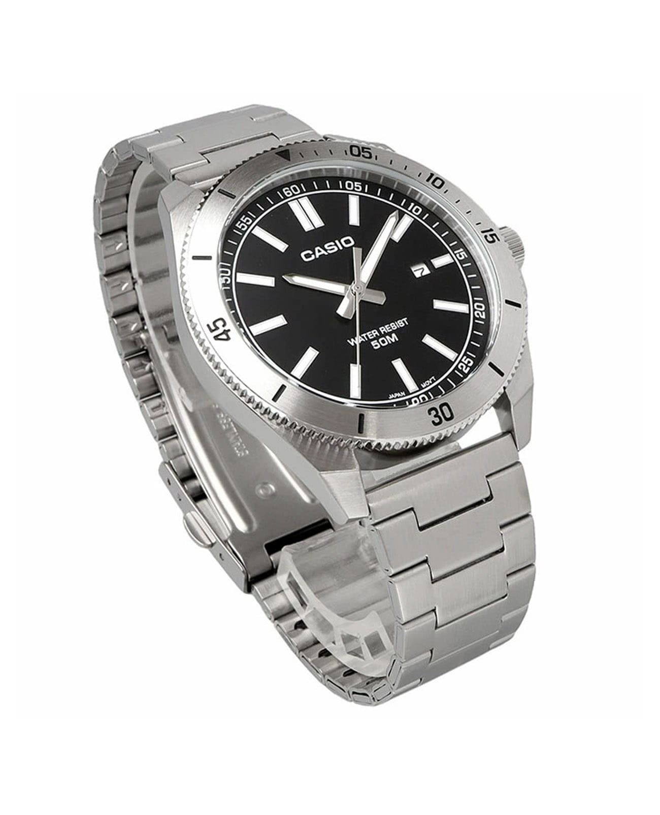 Casio Casio Collection MTP-B155D-1EV мужские часы черный циферблат на запястье