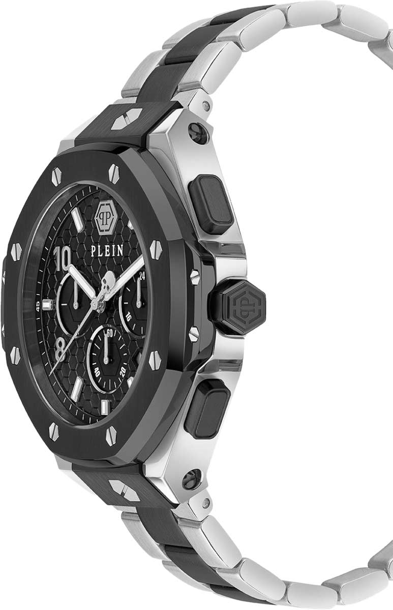 Philipp Plein Philipp Plein The Skull PWPRA0224, the skull германия мужские часы на браслете сталь с ip покрытием боковой вид