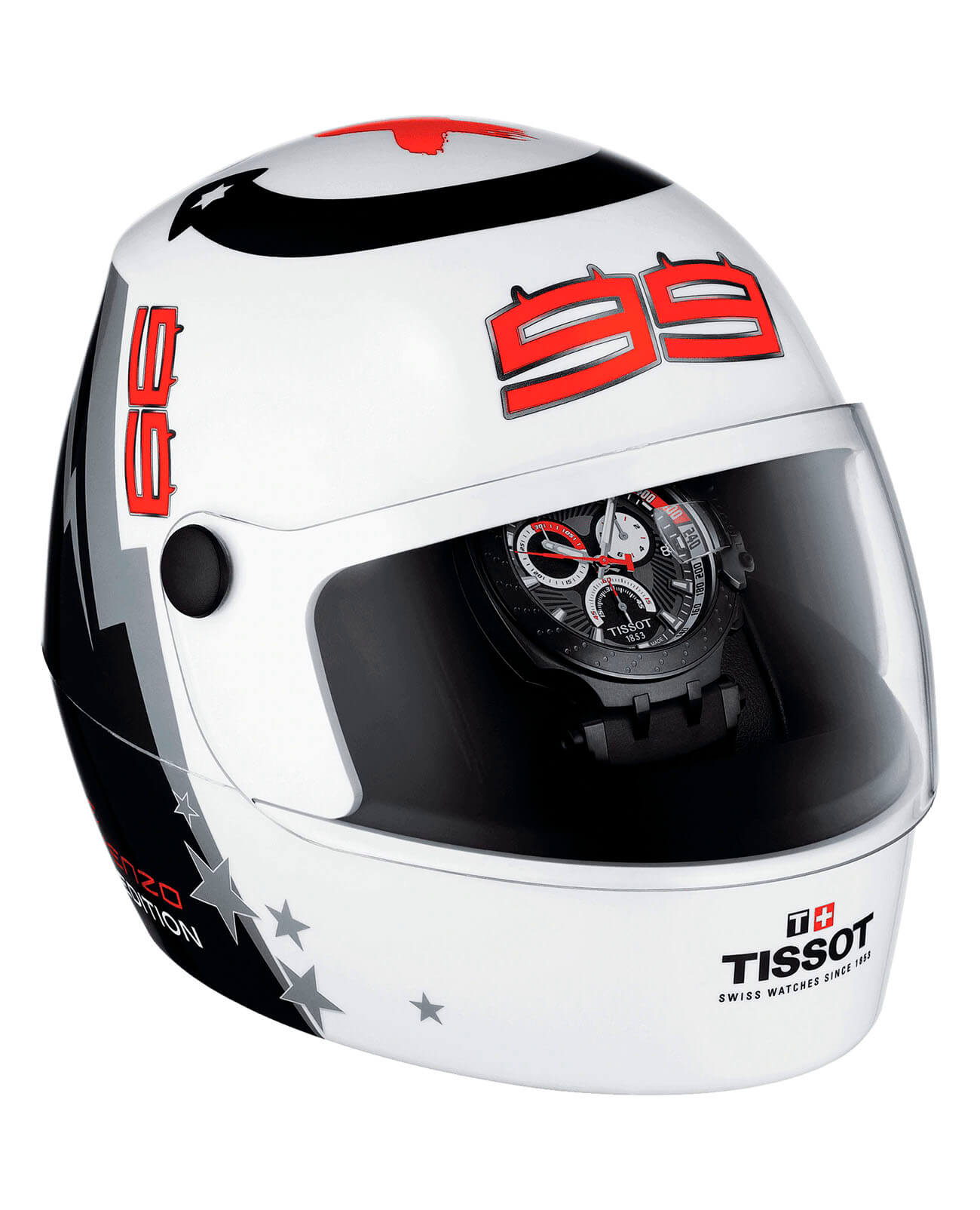 Tissot Tissot T-Race Jorge Lorenzo T115.417.37.061.01 мужские часы черный циферблат на запястье