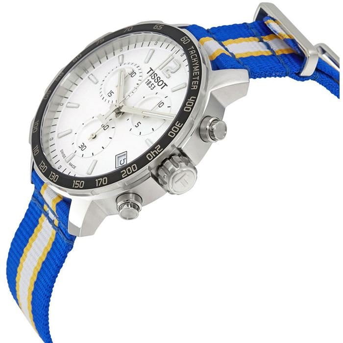 Tissot Tissot Quickster NBA Golden State Warriors T095.417.17.037.15 Quickster, наручные мужские часы фото под углом