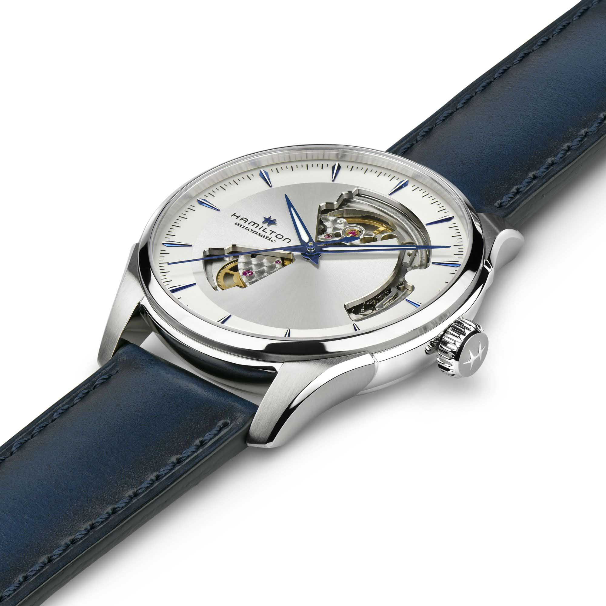 Hamilton H32675650 мужские часы застежка крупным планом