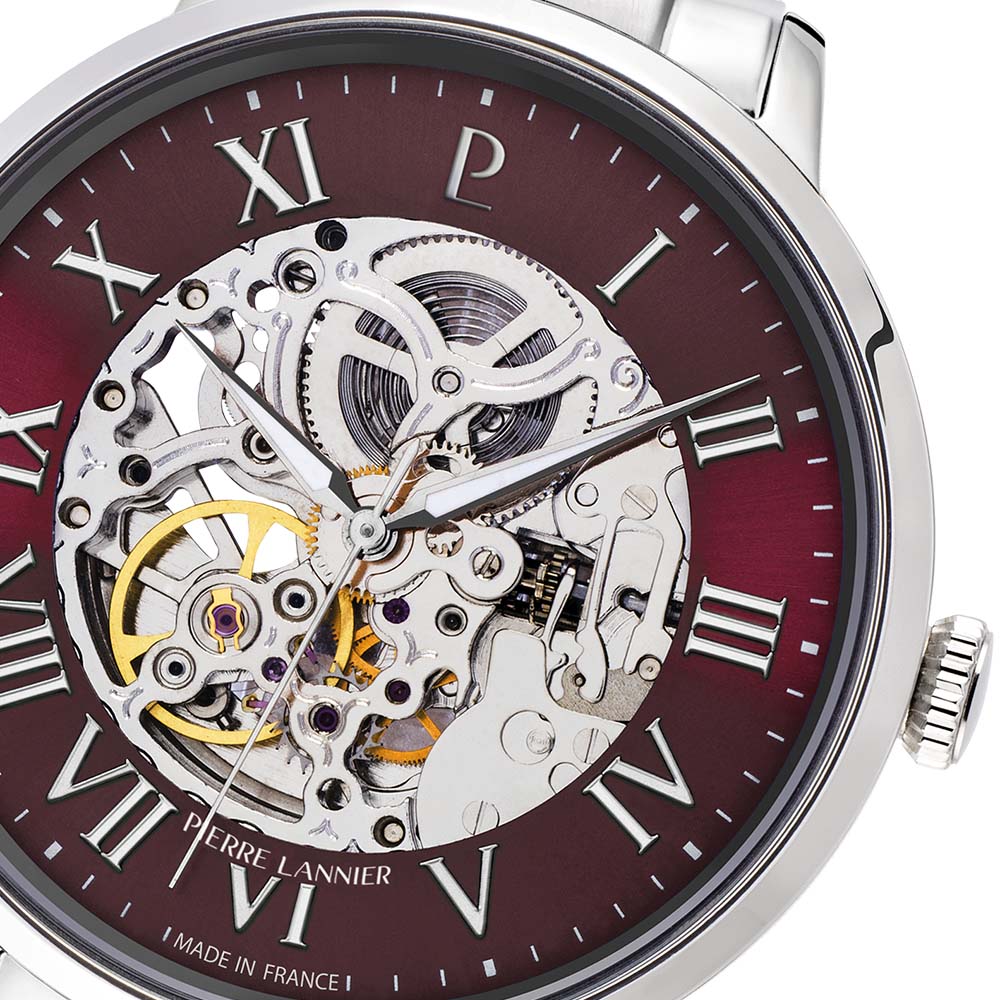 Pierre Lannier Pierre Lannier Automatic 317B151,  франция мужские часы на браслете нержавеющая сталь боковой вид