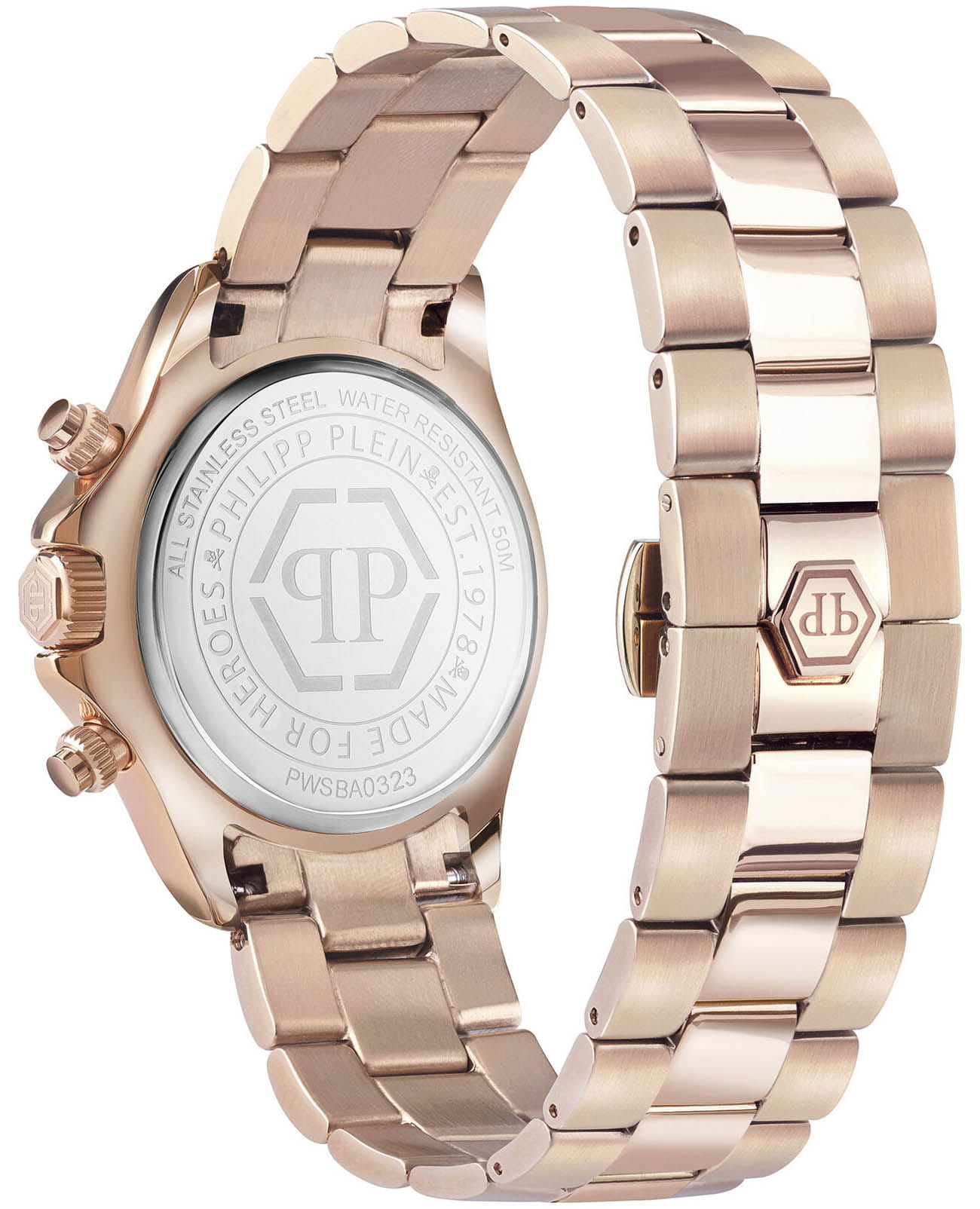 Philipp Plein Philipp Plein Nobile Lady PWSBA0323, nobile германия женские часы на браслете нержавеющая сталь с ip-покрытием боковой вид