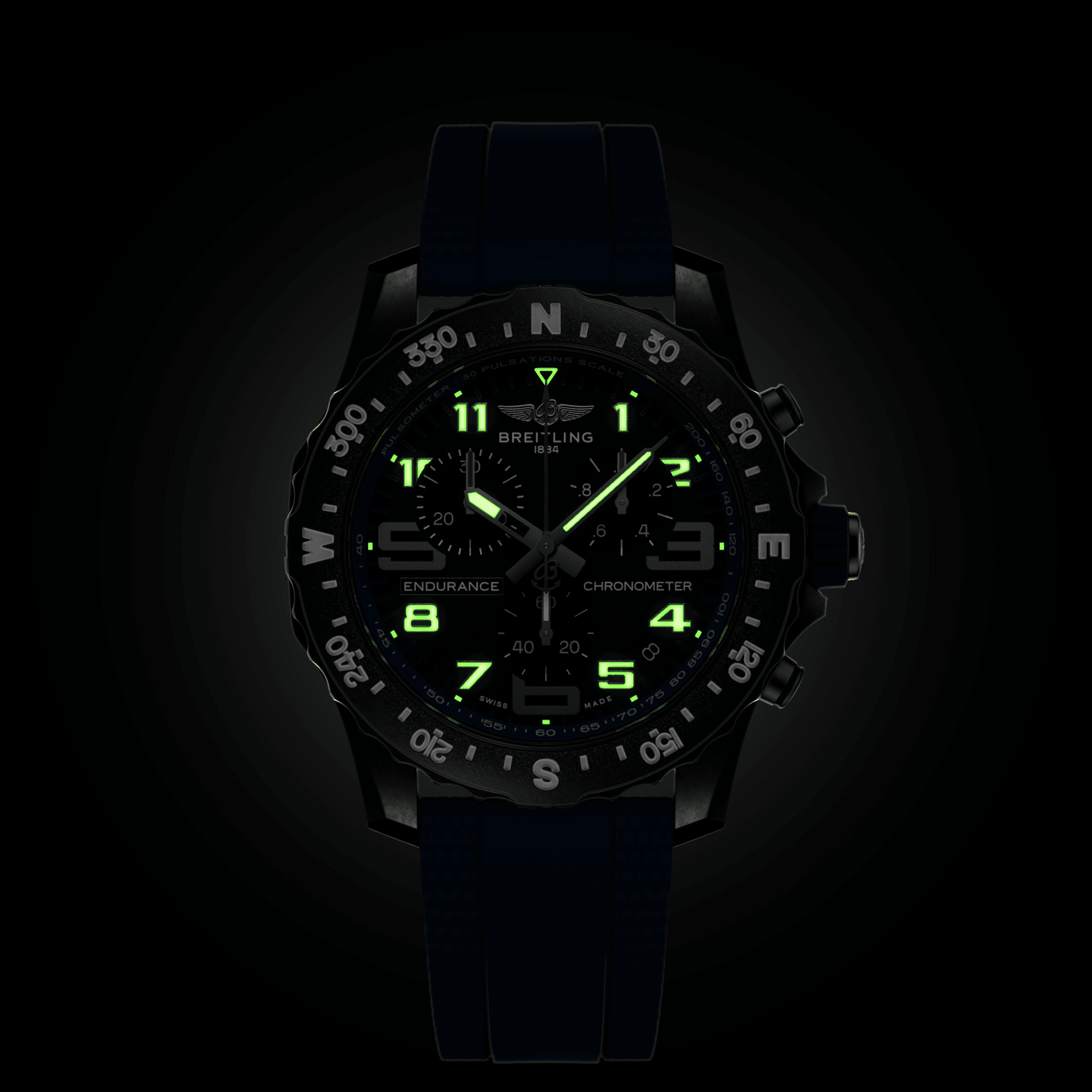 Breitling Breitling Endurance Pro 44 X82310D51B1S2 мужские часы черный циферблат на запястье