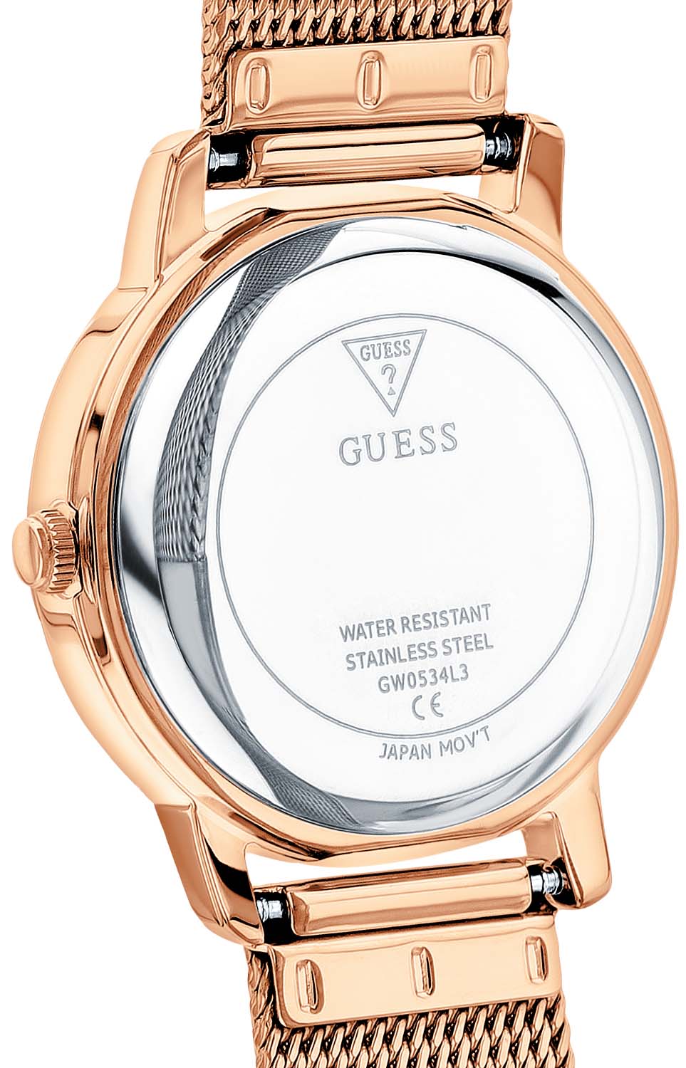Guess Guess Melody GW0534L3,  сша женские часы на браслете сталь с ip покрытием боковой вид
