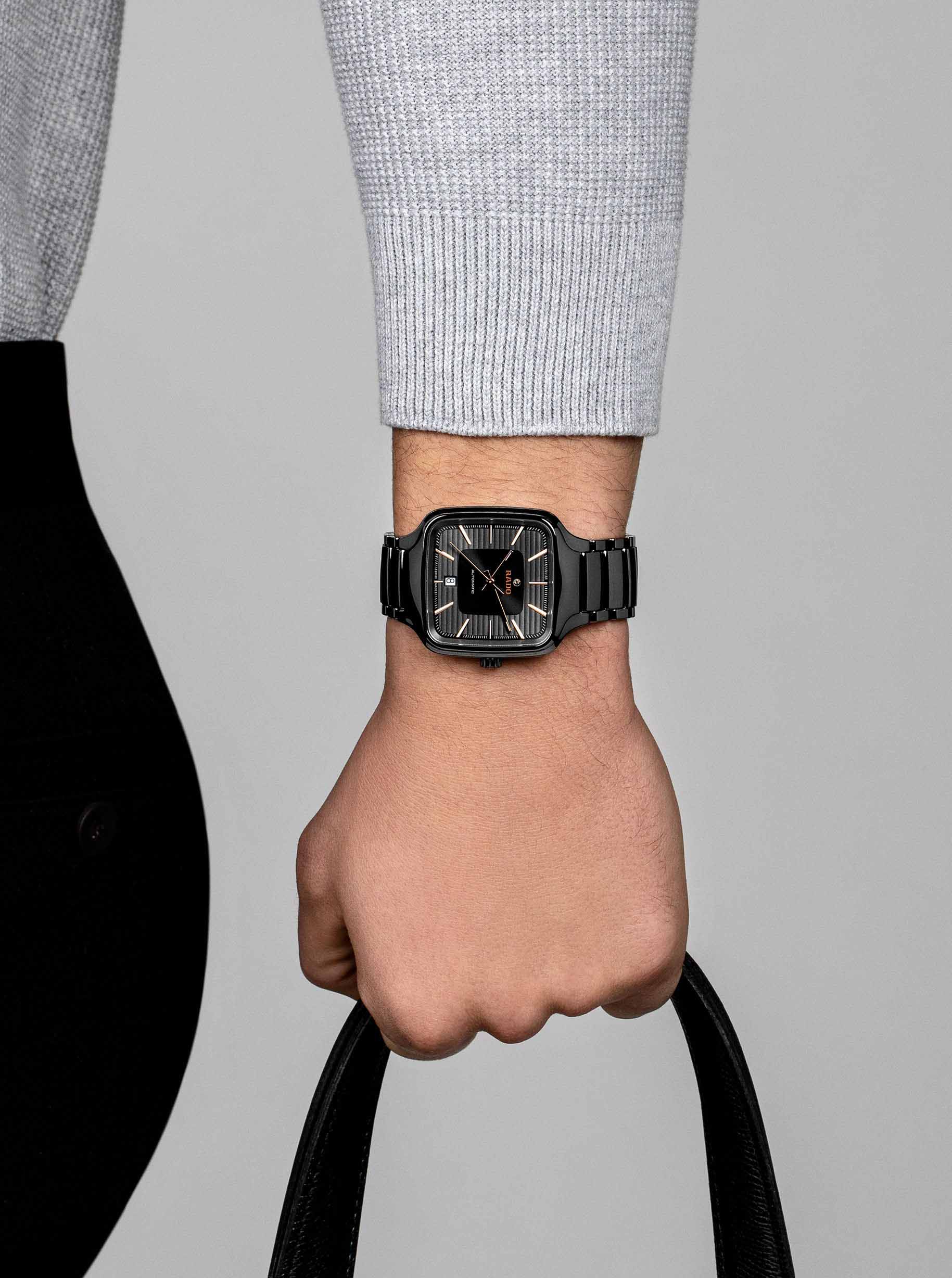 Оригинальные часы Rado Rado True Square Automatic R27077102 механические калибр механизма  общий вид