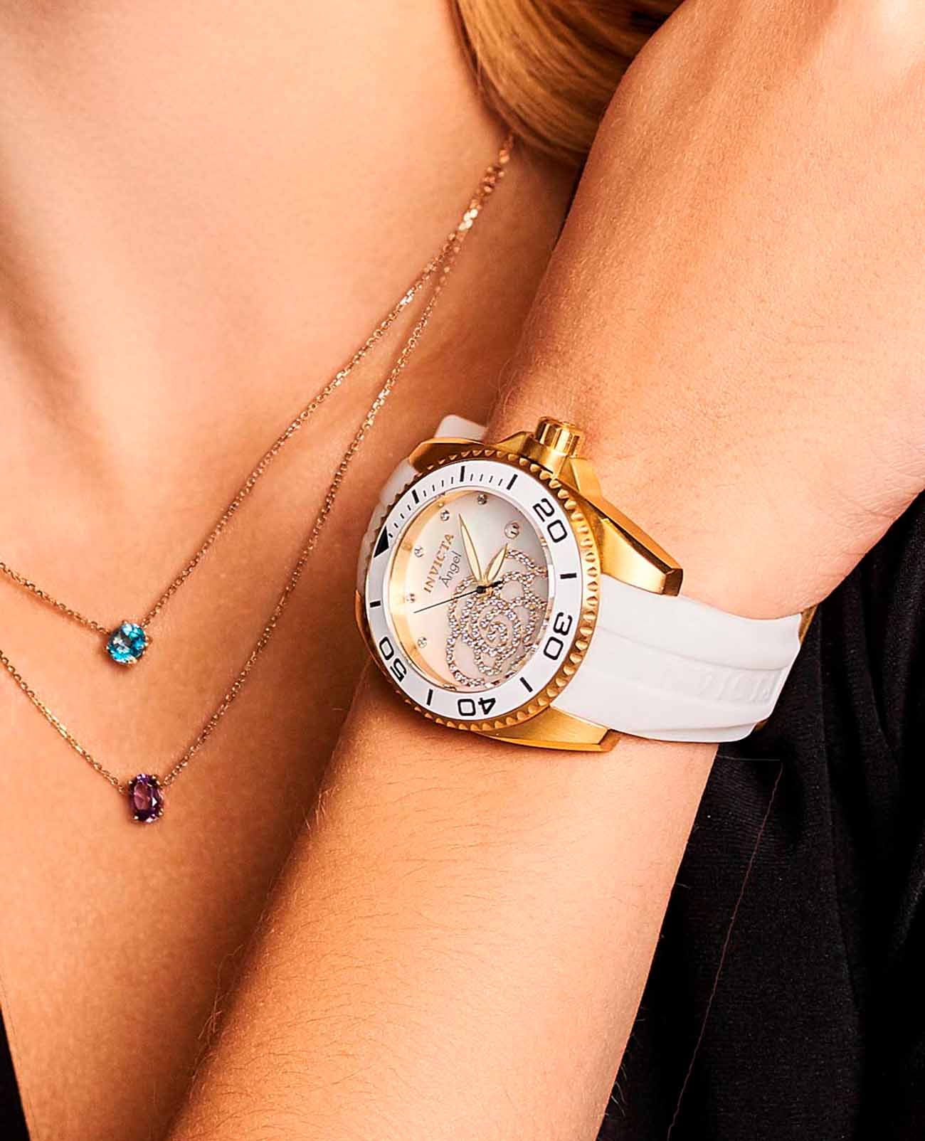 Invicta Invicta Angel IN0488  - задняя крышка сталь металл корпуса, сша часы
