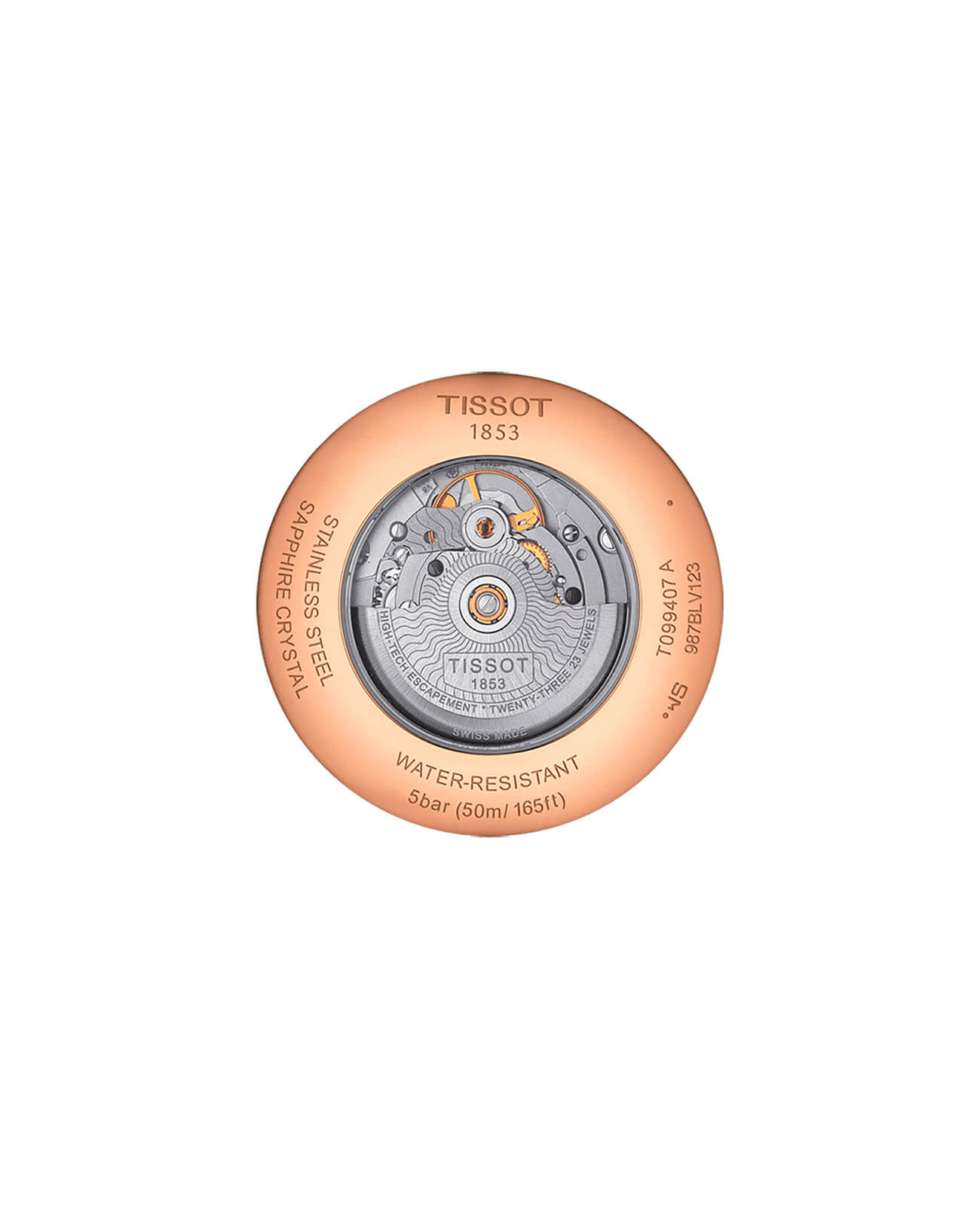 Tissot Tissot Chemin des Tourelles Powermatic 80 T099.407.36.037.00 Chemin des Tourelles — детали корпуса и кожаный