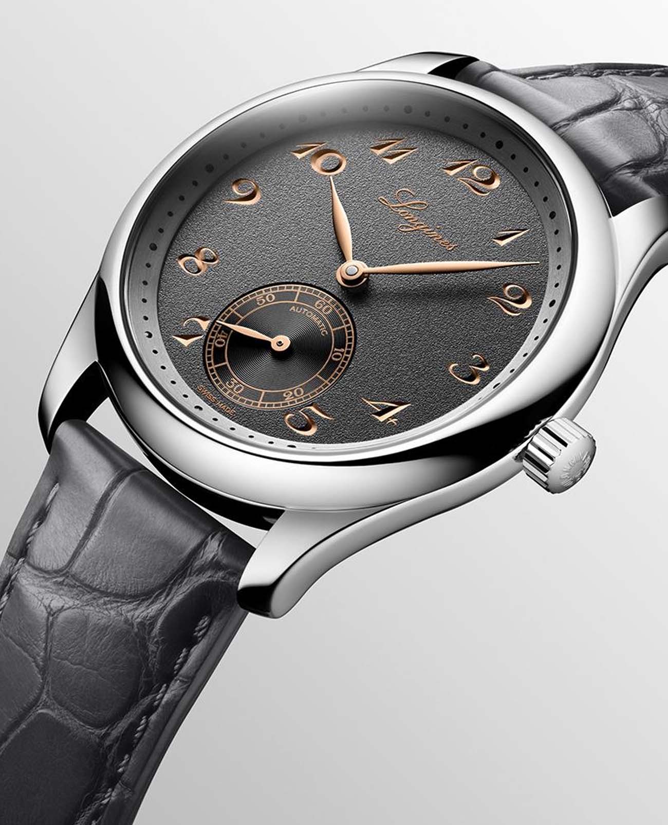 Оригинальные часы Longines Longines Master Collection L2.843.4.63.2 механические калибр механизма l893 общий вид