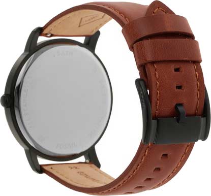 Fossil Fossil FB-02  BQ2310IE,  сша мужские часы на браслете кожаный боковой вид