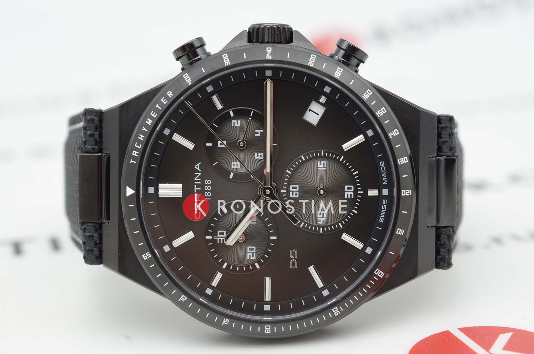 Certina Certina DS-7 Chronograph C043.417.38.081.00 , наручные мужские часы фото под углом