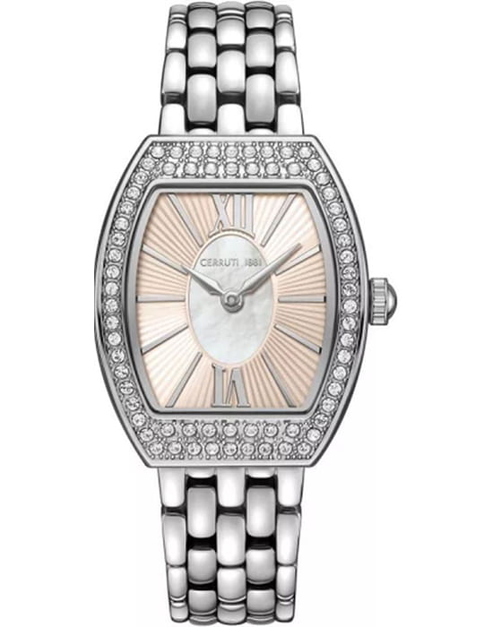 Cerruti 1881 Cerruti 1881 Calliano CIWLG0086301  CIWLG0086301 кварцевые женские часы белый циферблат, браслет нержавеющая сталь — вид спереди