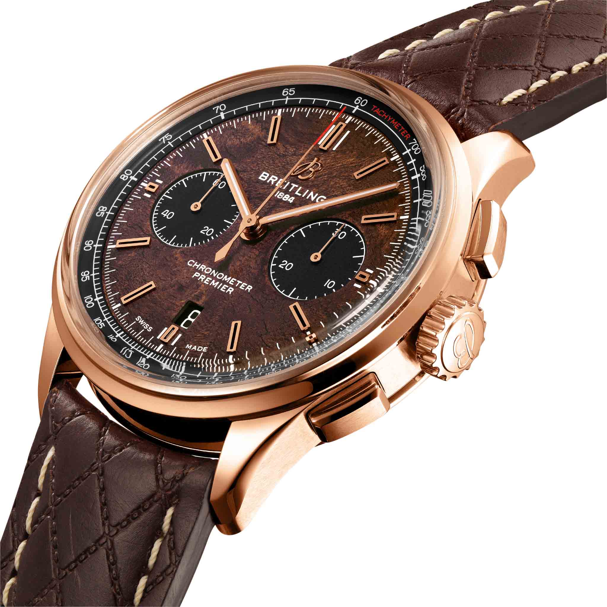 Breitling Breitling Premier B01 Chronograph 42 Bentley Centenary Limited Edition RB01181A1Q1X1 , наручные мужские часы фото под углом