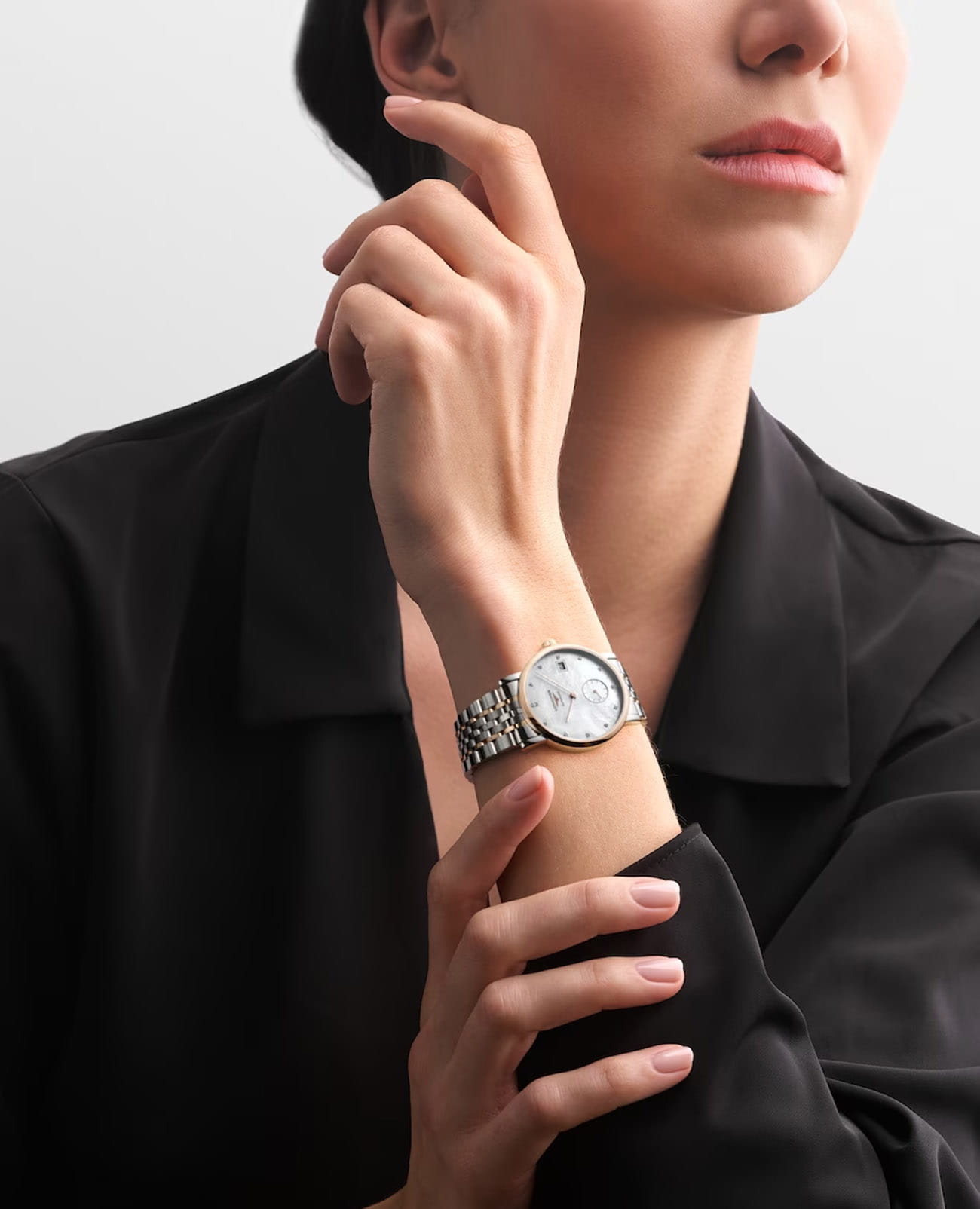 Оригинальные часы Longines Longines Elegant Collection L4.312.5.87.7 механические калибр механизма  общий вид