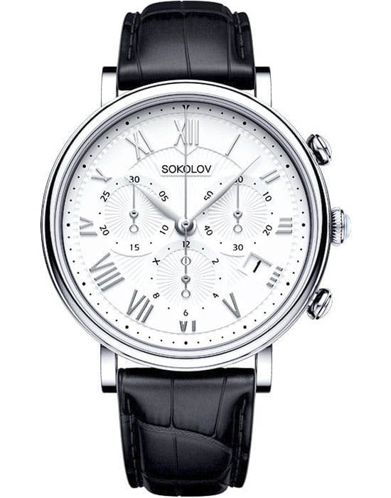 Sokolov 126.30.00.000.01.01.2 , наручные женские часы фото под углом