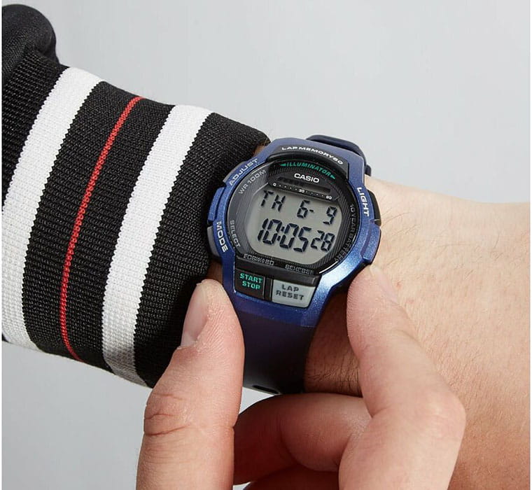 Casio Casio Collection WS-1000H-2A , наручные мужские часы фото под углом