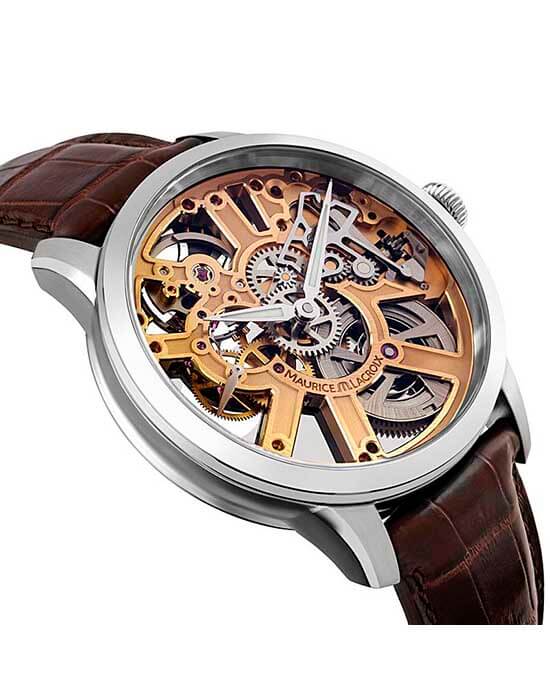 Maurice Lacroix Maurice Lacroix Masterpiece Skeleton MP7228-SS001-001-2 , наручные мужские часы фото под углом