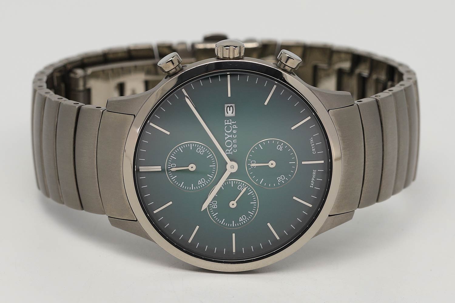 Boccia Titanium Boccia Titanium Circle-Oval 3743-01,  германия мужские часы на браслете титановый боковой вид