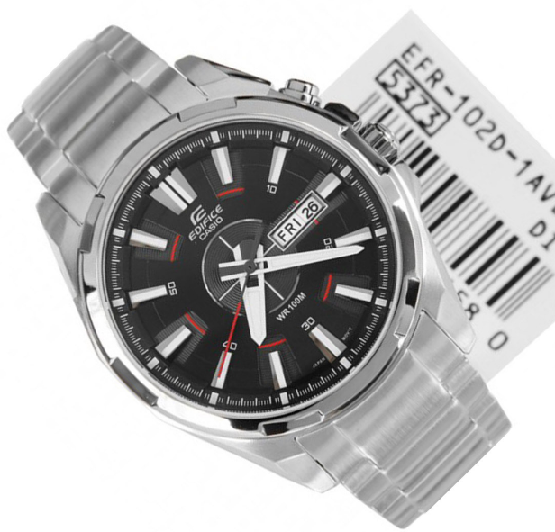 Casio Casio Edifice EFR-102D-1A EFR, наручные мужские часы фото под углом