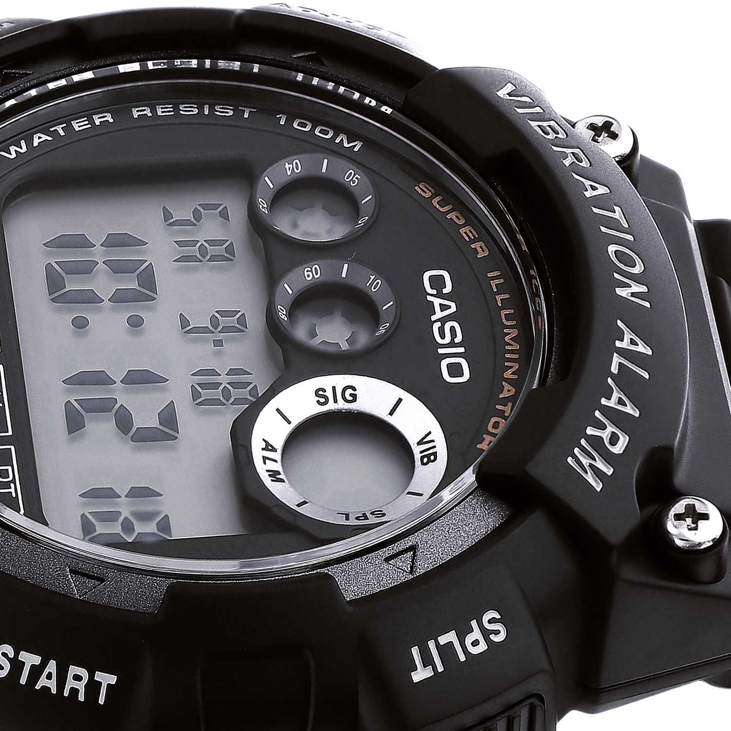 Casio Casio Standard Digital W-735H-1AVDF (W-735H-1A) — полный набор фото мужские часы япония
