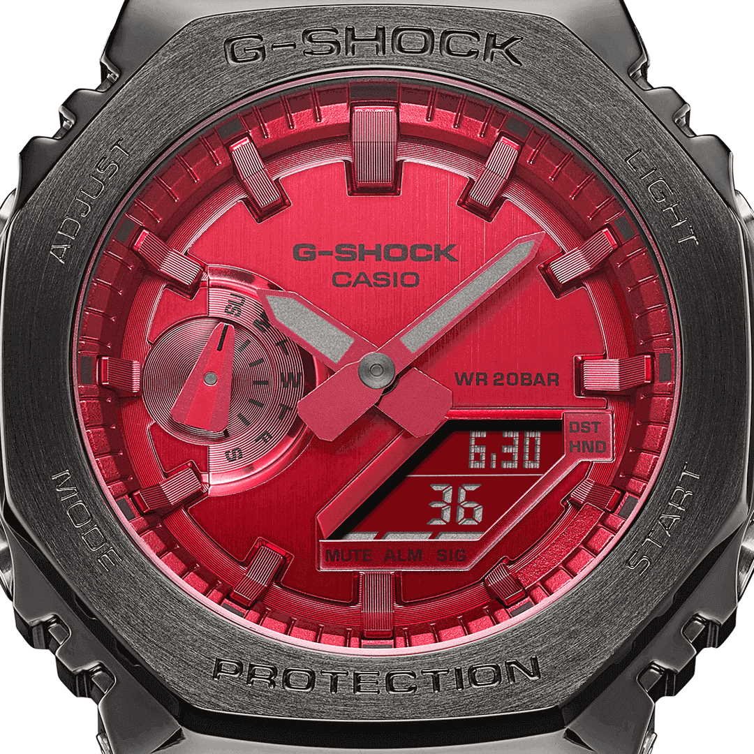 Casio Casio G-Shock GM-2100B-4ADR (GM-2100B-4A) GM - задняя крышка сталь металл пластик корпуса, япония часы