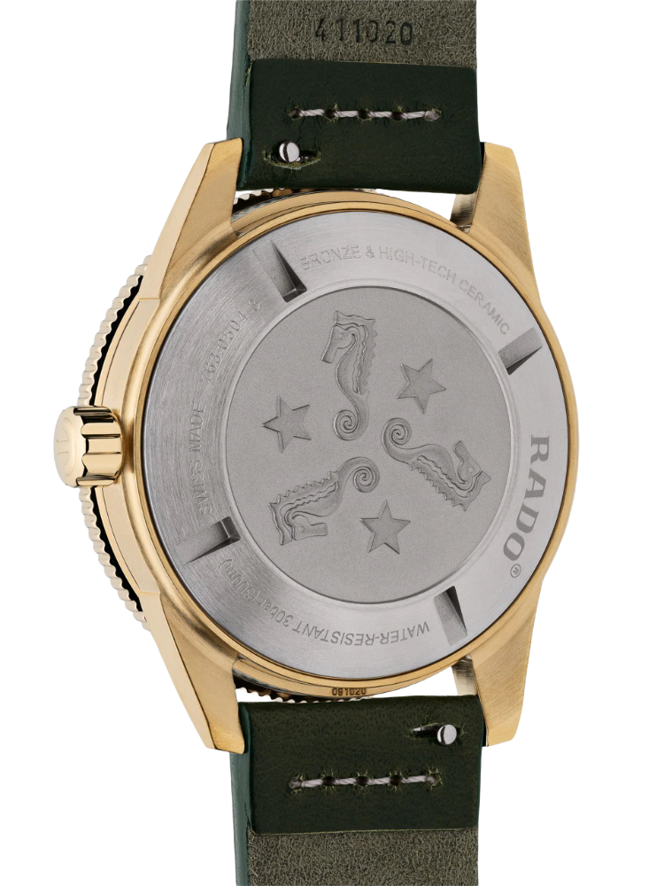 Rado Rado Captain Cook Automatic Bronze R32504315 Automatic, наручные мужские часы фото под углом