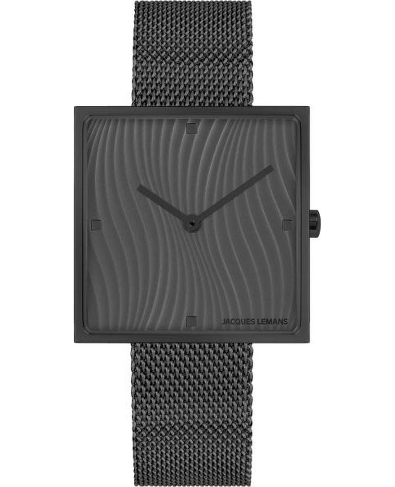 Jacques Lemans Jacques Lemans  Design Collection 1-2094E  1-2094E кварцевые женские часы серый циферблат, браслет нержавеющая сталь — вид спереди