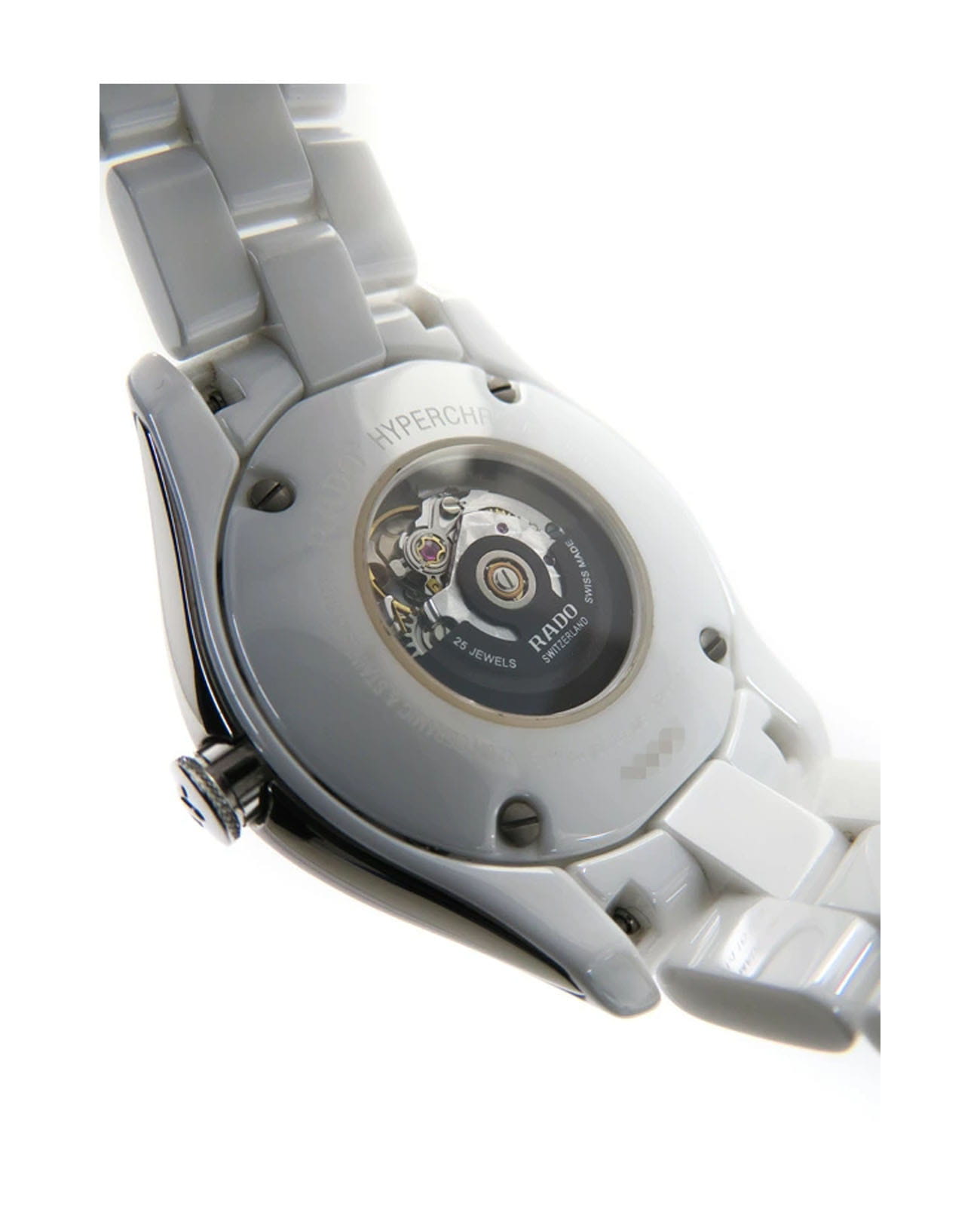Rado Rado Hyperchrome R32483702, hyperchrome швейцария женские часы на браслете высокотехнологичная керамика боковой вид