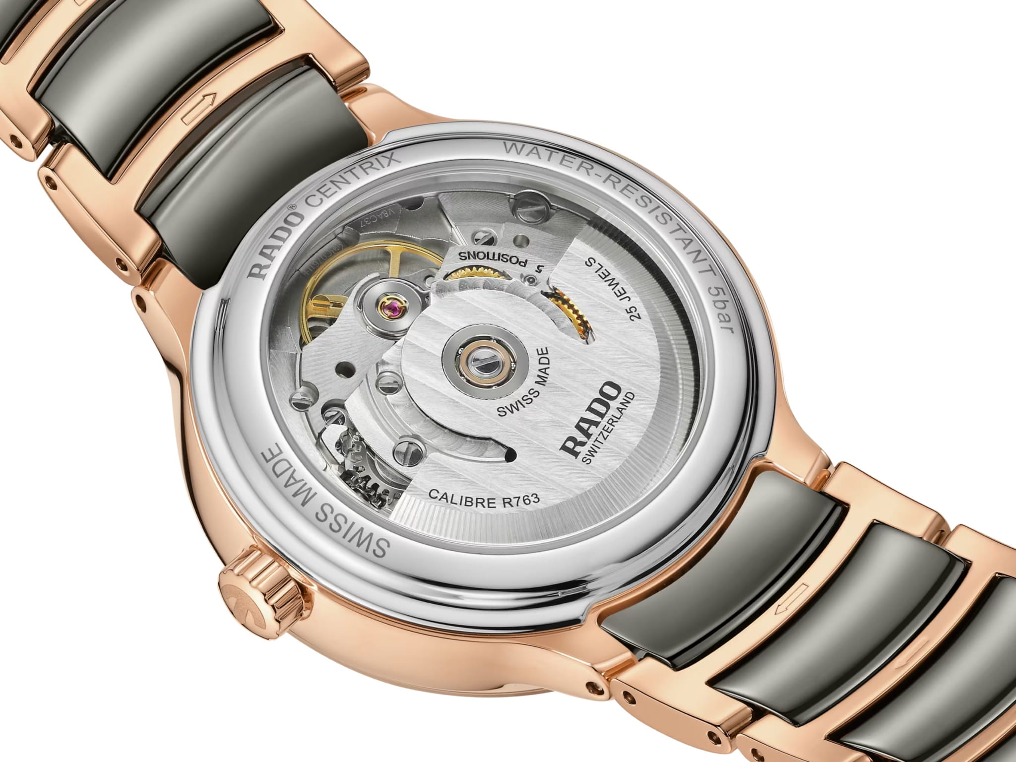 Оригинальные часы Rado Rado Centrix Automatic Diamonds R30037742 механические калибр механизма  общий вид