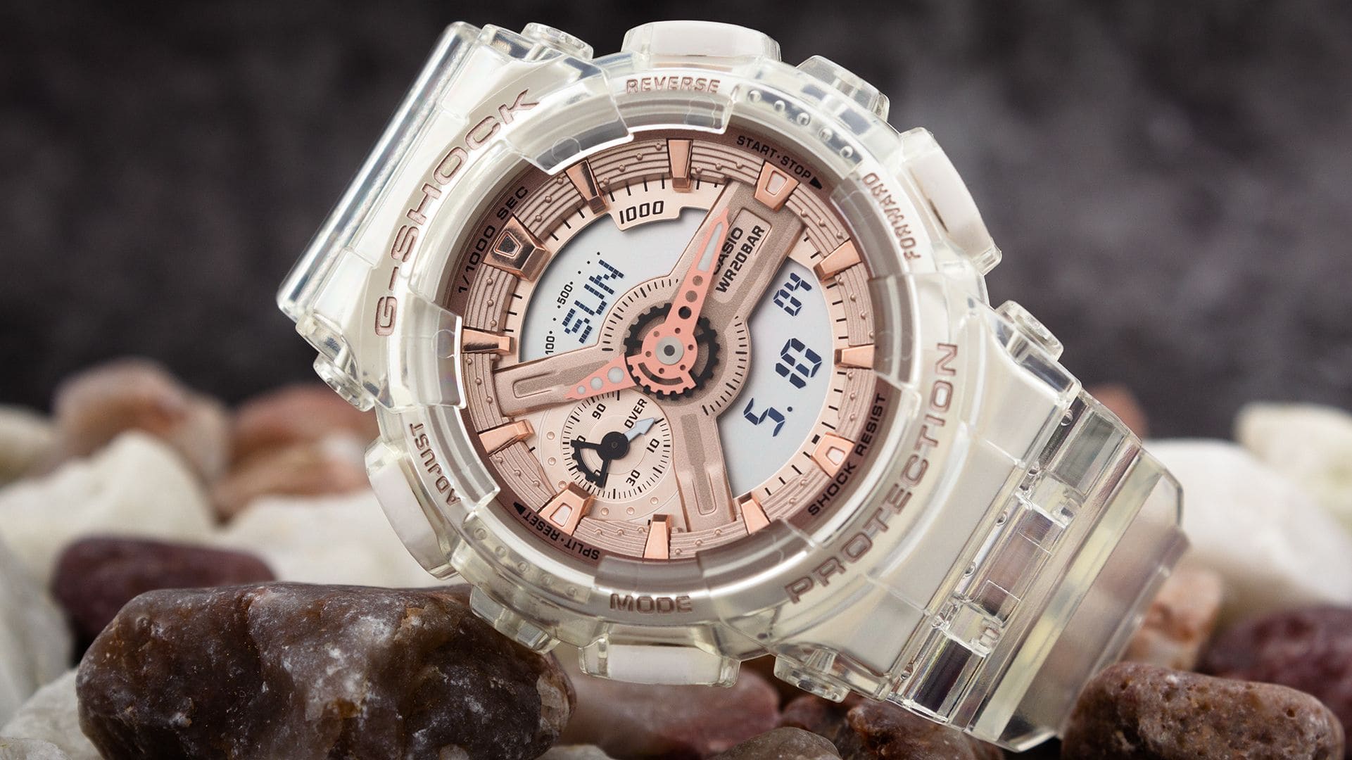 Casio Casio G-Shock GMA-S110SR-7A  - задняя крышка пластик корпуса, япония часы