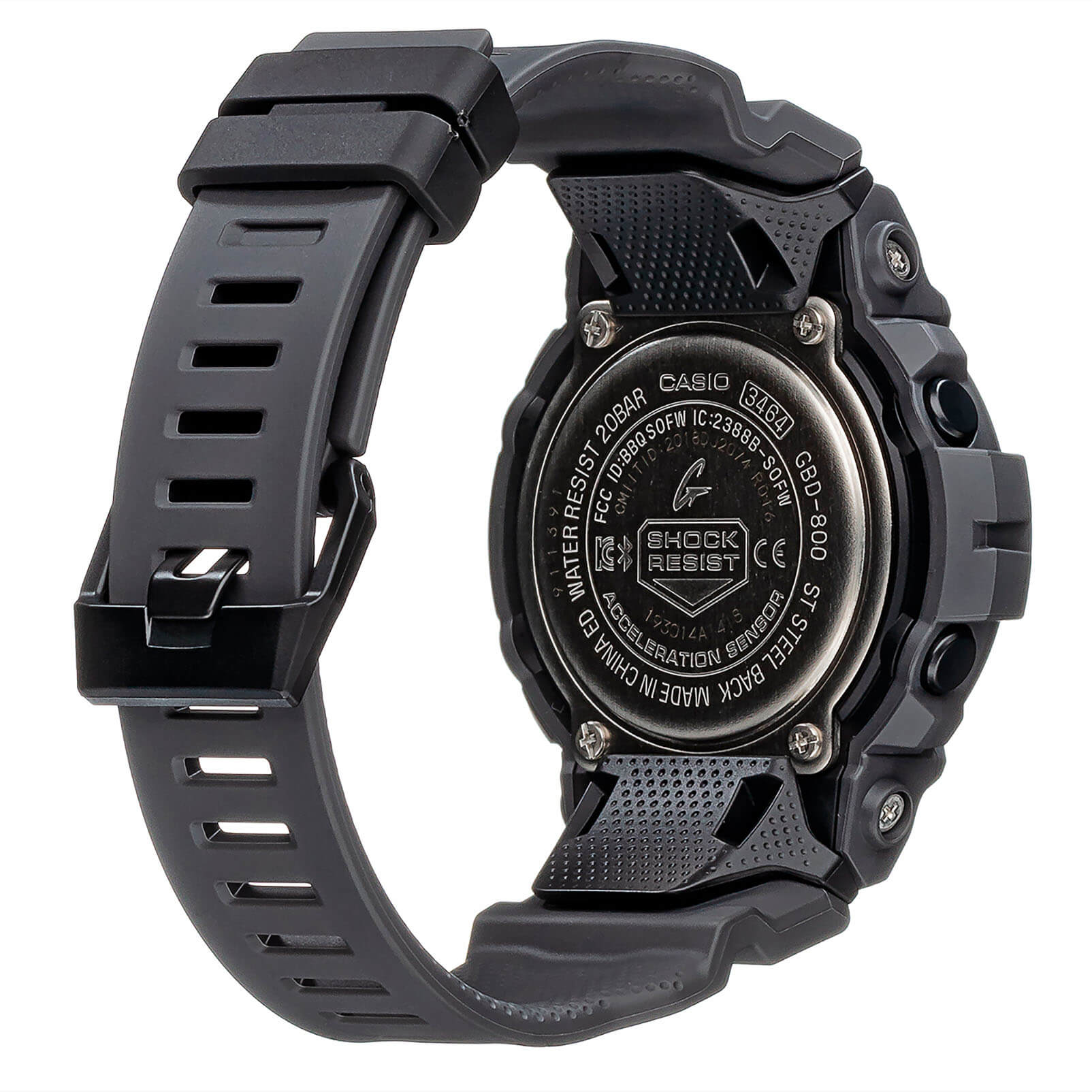 Casio Casio G-Shock GBD-800UC-8ER G-SQUAD — детали корпуса и полимер