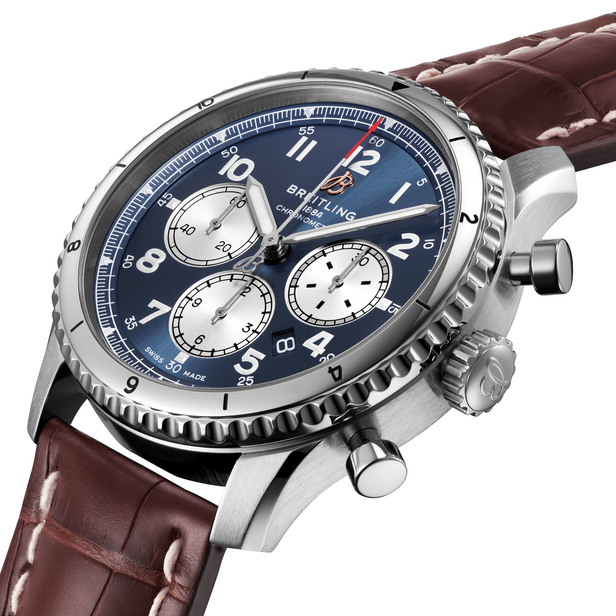 Breitling Breitling Aviator 8 B01 Chronograph 43 AB0119131C1P2 , наручные мужские часы фото под углом