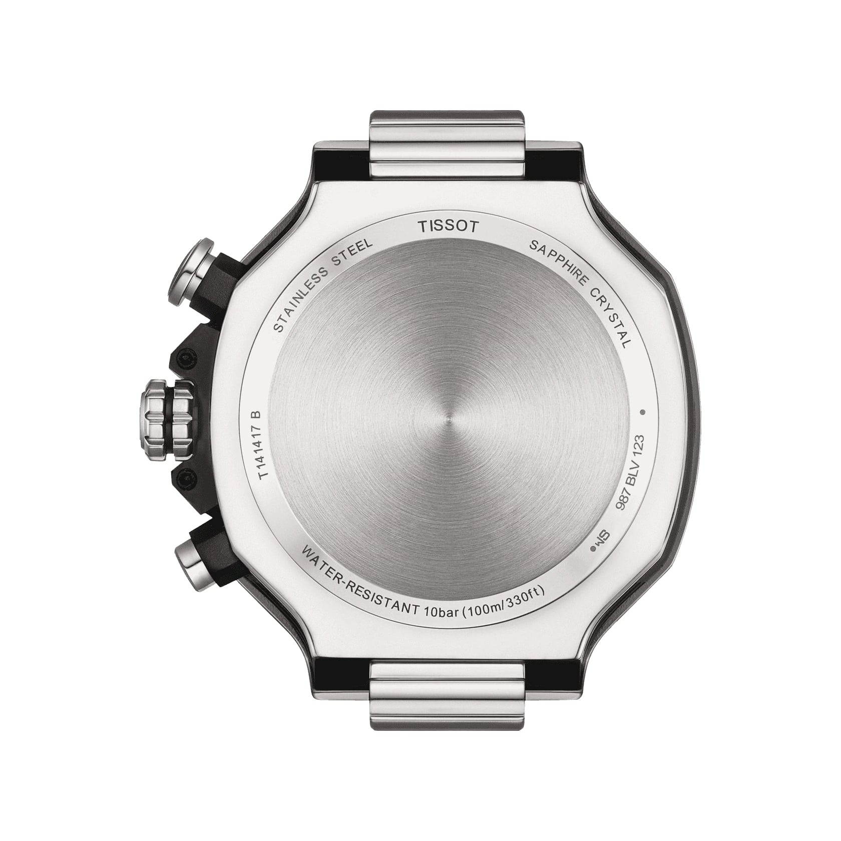 Tissot Tissot T-Race Chronograph 2022 T141.417.11.041.00, t-sport швейцария мужские часы на браслете нержавеющая сталь боковой вид