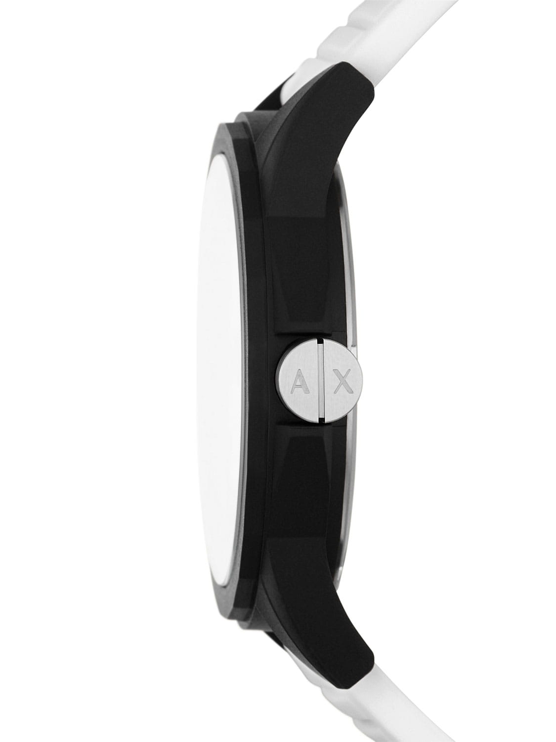 Armani Exchange Armani Exchange Outer Banks AX2523,  италия мужские часы на браслете силикон боковой вид