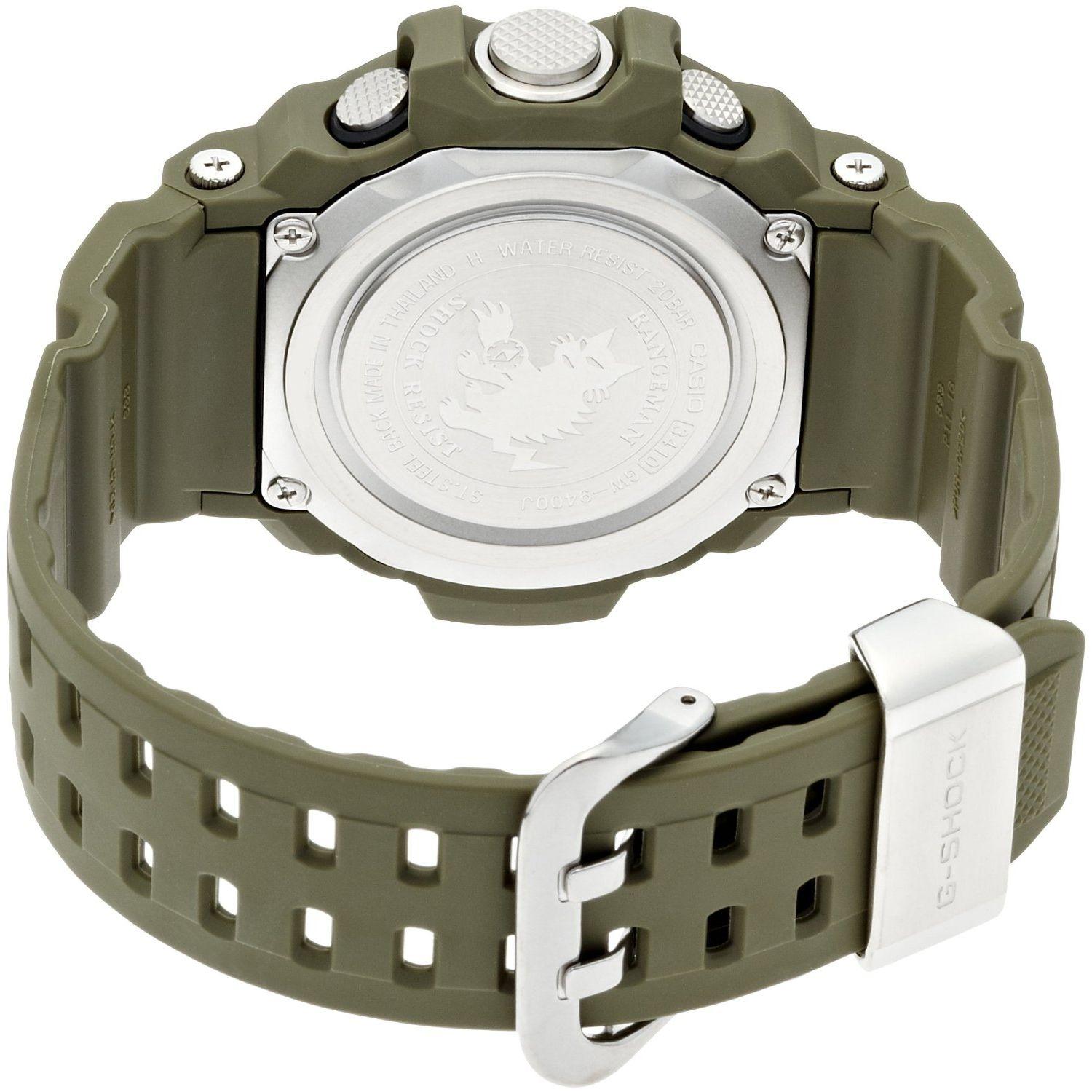 Casio Casio G-Shock GW-9400-3E, g-shock япония мужские часы на браслете пластик боковой вид
