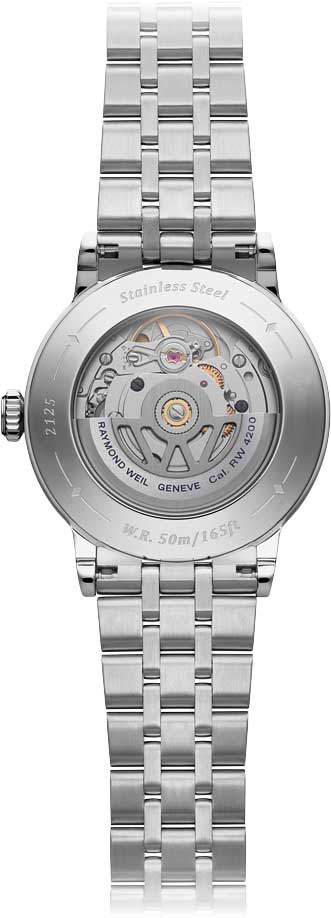 Raymond Weil Raymond Weil 2125-STS-50011, millesime швейцария женские часы на браслете нержавеющая сталь боковой вид