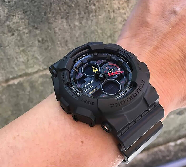 Casio Casio G-Shock GA-140BMC-1A - наручные мужские часы наручные часы в перспективе черный циферблат