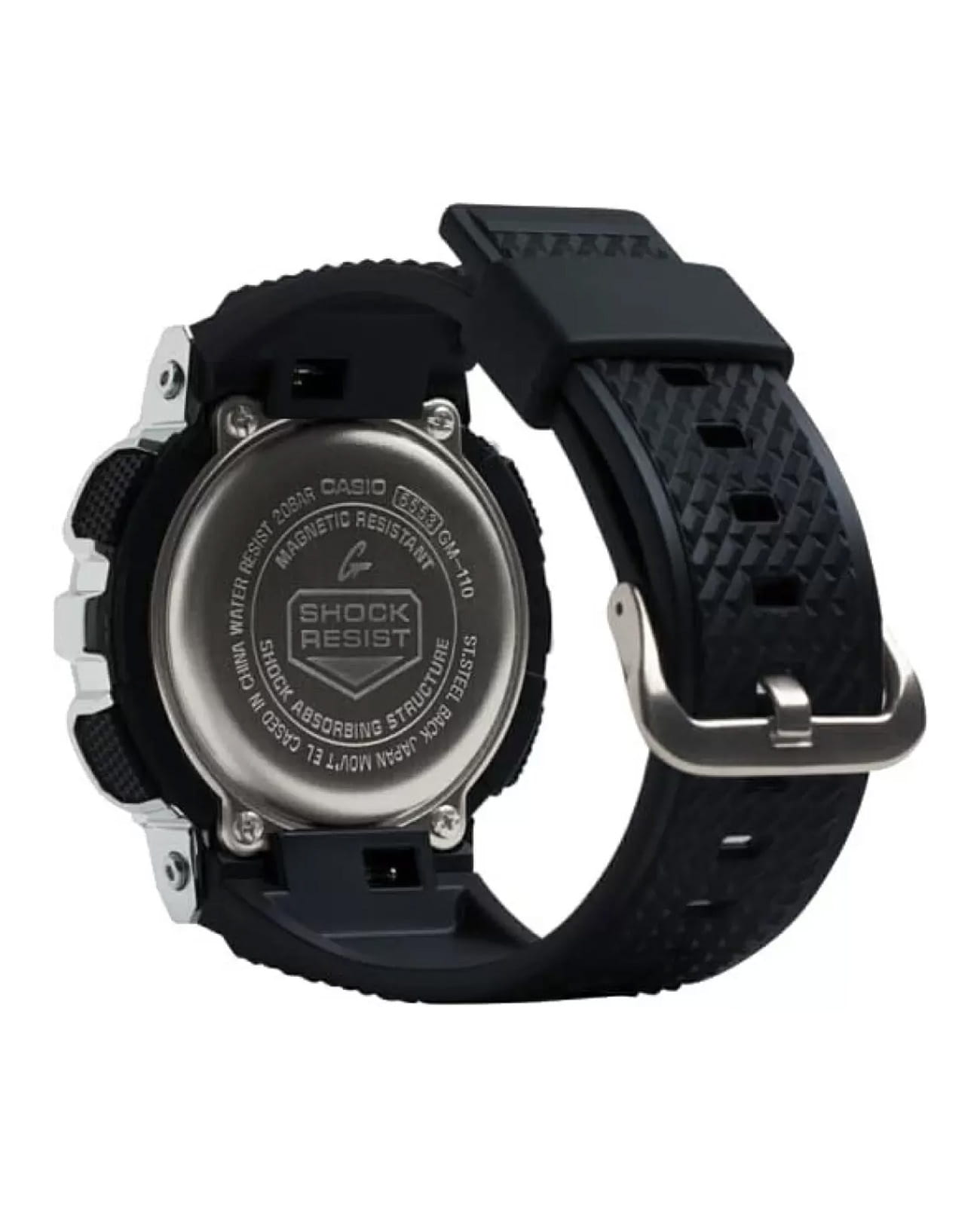 Casio Casio G-Shock GM-S110-1ADR (GM-S110-1A), g-shock япония мужские часы на браслете пластик боковой вид