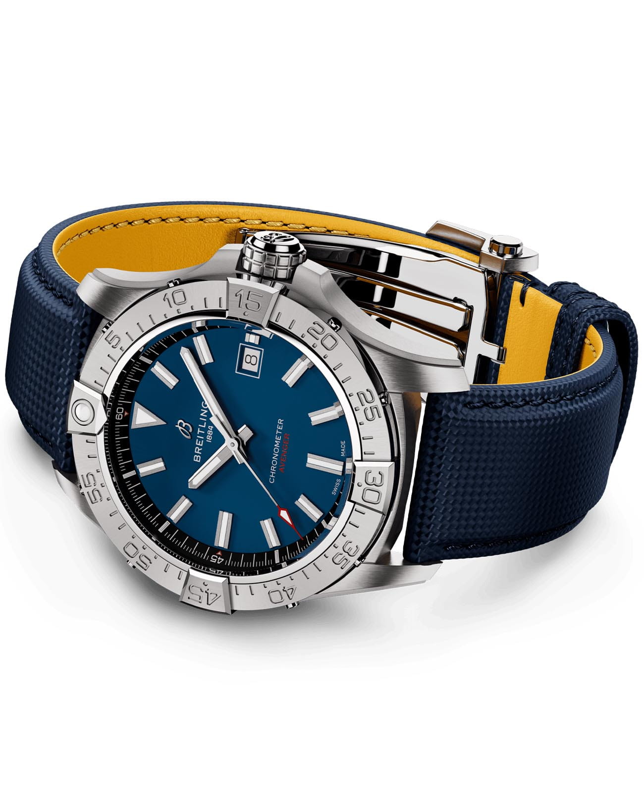 Breitling Breitling Avenger Automatic 42 A17328101C1X1, avenger швейцария мужские часы на браслете кожаный боковой вид