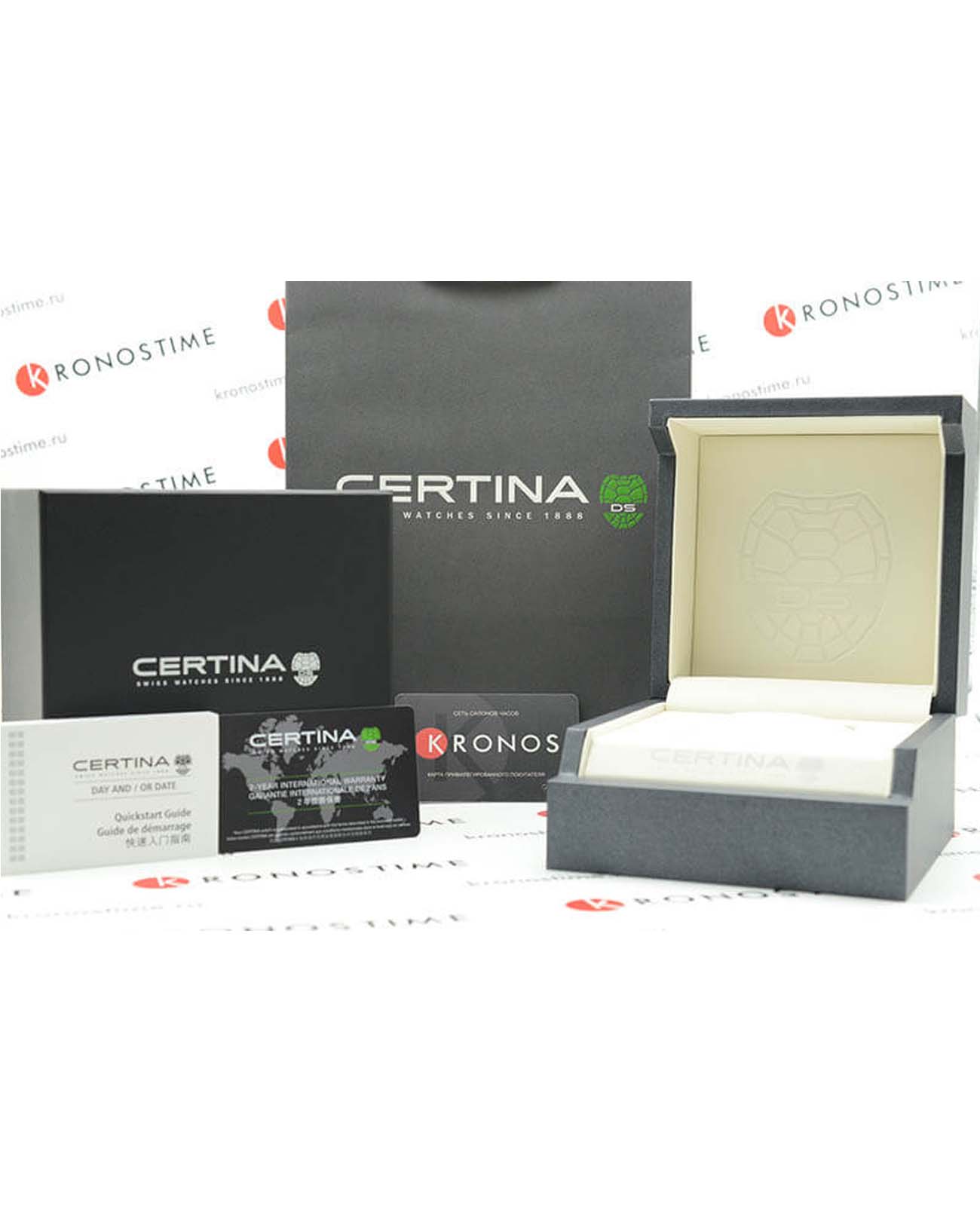 Certina Certina DS Action C032.207.22.296.00 DS Action — детали корпуса и нержавеющая сталь 316l