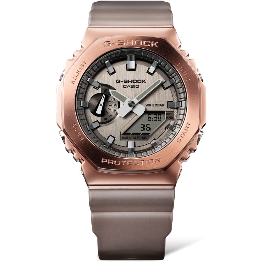Casio GM-2100MF-5A мужские часы застежка крупным планом