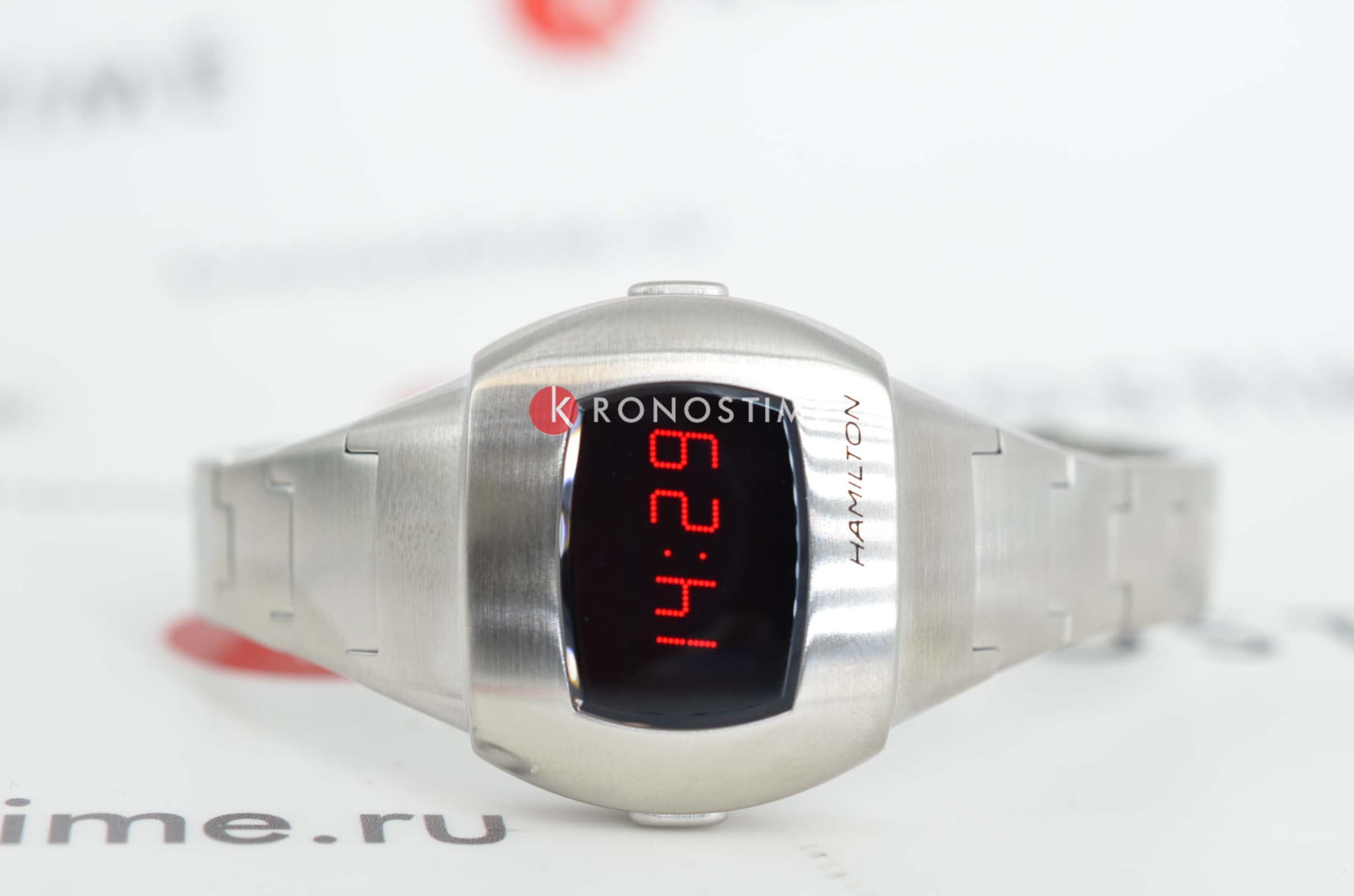 Hamilton Hamilton American Classic PSR 74 H52304130, american classic швейцария мужские часы на браслете нержавеющая сталь боковой вид