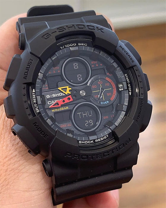 Casio Casio G-Shock GA-140BMC-1A — полный набор фото мужские часы япония