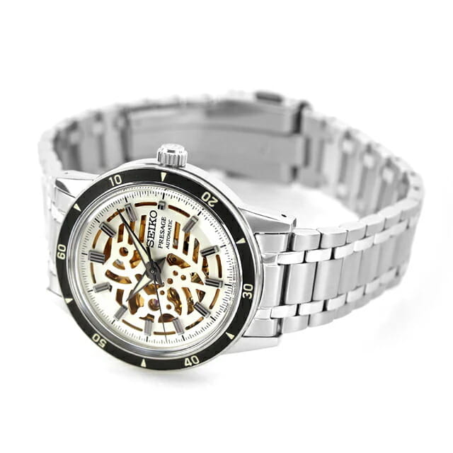 Оригинальные часы Seiko Seiko Presage SARY255 механические калибр механизма 4r72 общий вид