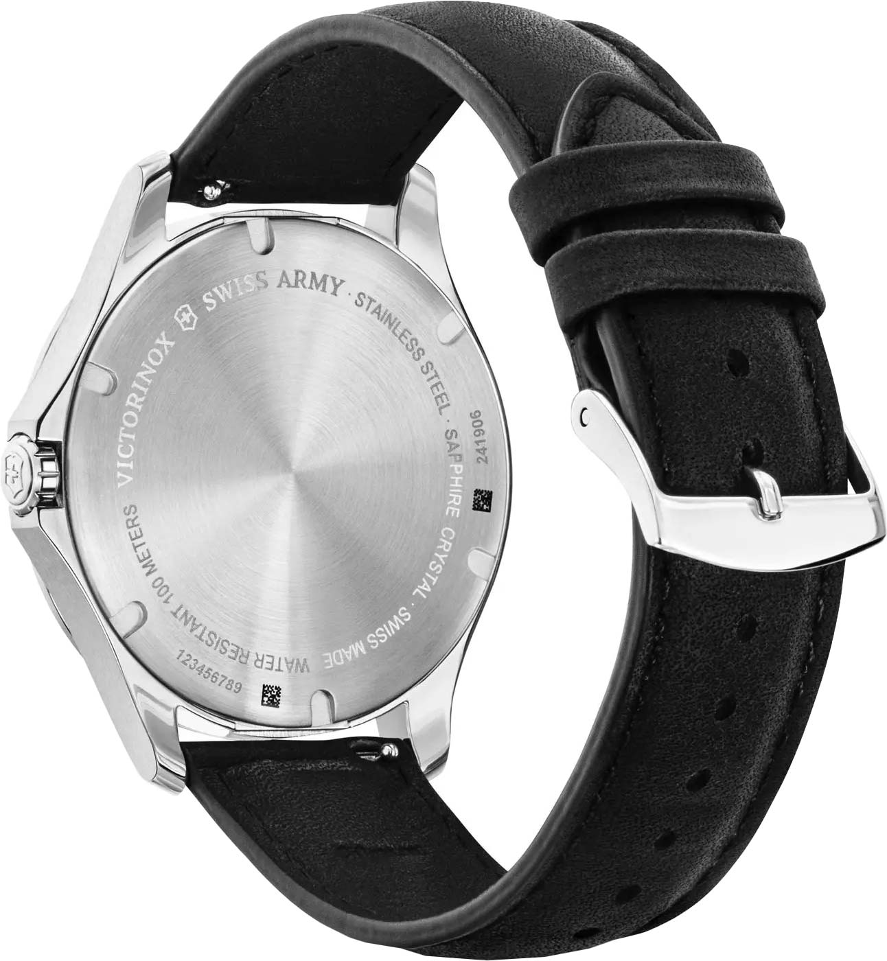 Victorinox Victorinox ALLIANCE 241906, alliance швейцария мужские часы на браслете кожаный боковой вид